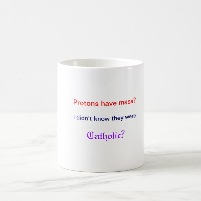 Los protones tienen taza total (Centro)