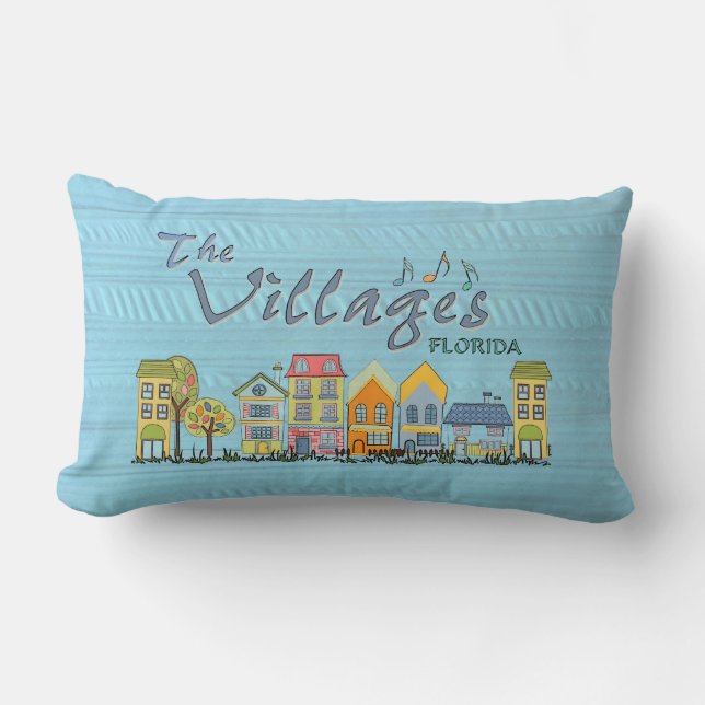 Los pueblos florida almohada decorativa comunitari (Anverso)
