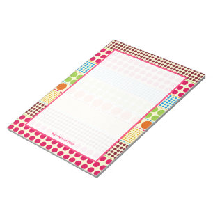 Los puntos de Boho personalizaron la libreta