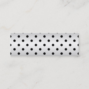 Los puntos de polka en blanco y negro son tarjetas