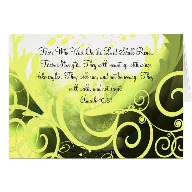 Los que esperan al Señor Religioso Cristiano (Anverso (Horizontal))