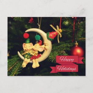 Los ratones de la Navidad en la luna