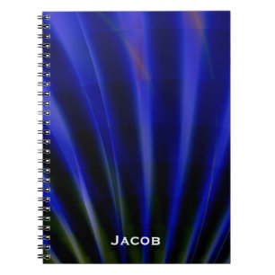 Los rayos azules personalizaron el cuaderno