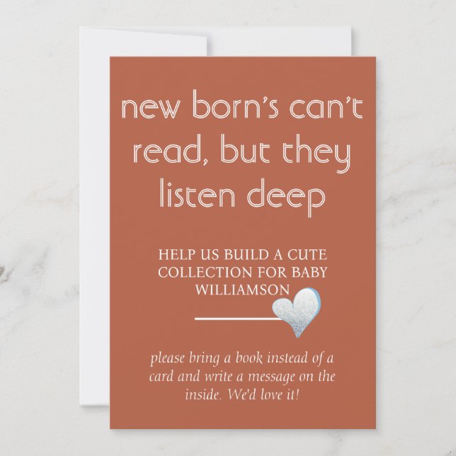 los recién nacidos no pueden leer, pero escuchan l (Anverso)