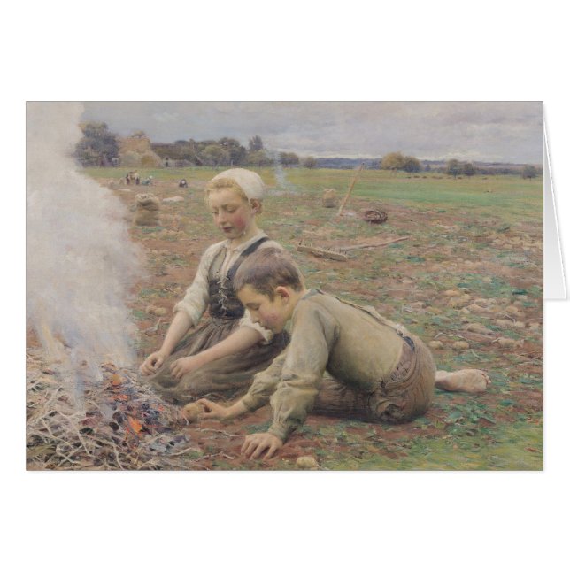Los recolectores de la patata, 1898 (Anverso (Horizontal))