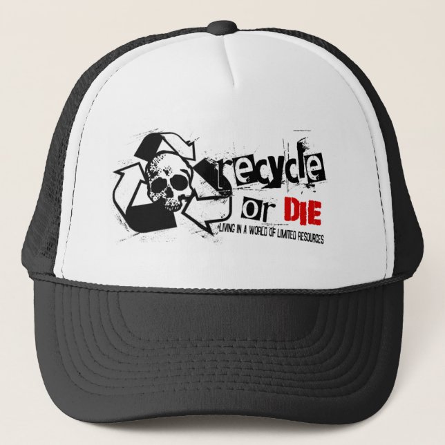 Los recursos limitados reciclan el gorra (Anverso)
