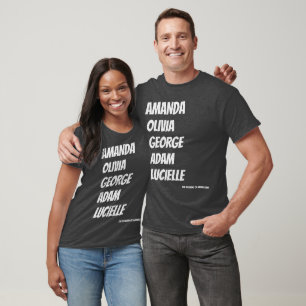 Los reguladores de Amanda Lexie nombran camiseta