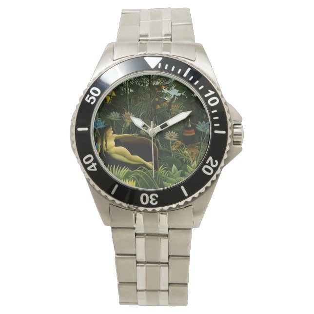 Los relojes de arte "El sueño" de Rousseau (Anverso)