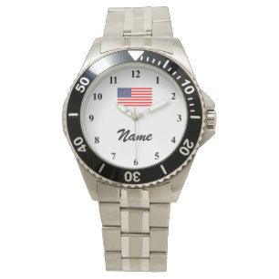 Los relojes de los hombres con nombre de encargo y