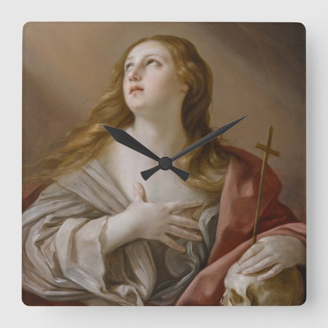 Los relojes de pared de la Penitent Magdalene (Anverso)