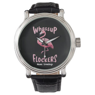 Los Relojes De Whassup Flamingo Diseñan Un Flamenz