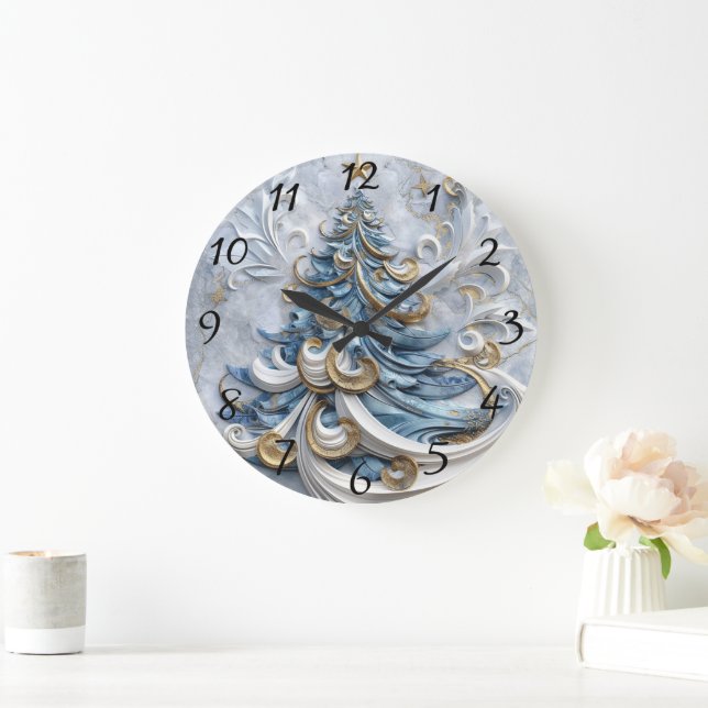 Los relojes elegantes decoran el árbol (Hogar)