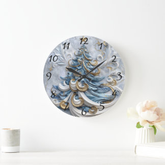 Los relojes elegantes decoran el árbol