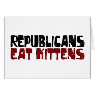 Los republicanos comen gatitos