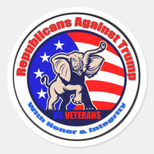 Los republicanos contra los pegatinas triunfadores