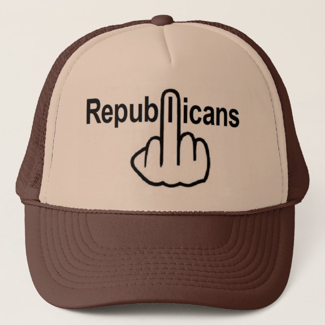 Los republicanos gorras dan la vuelta (Anverso)