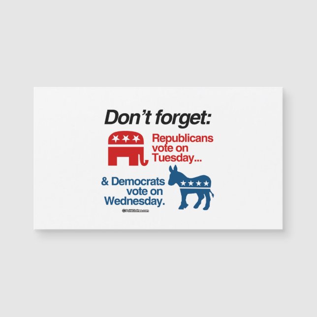 LOS REPUBLICANOS VOTAN EL MARTES (Anverso)