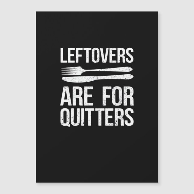 Los Restos De Acción De Gracias Son Para Quitters  (Anverso)