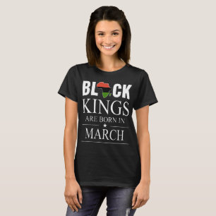 los reyes negros nacen en camisetas de cumpleaños 
