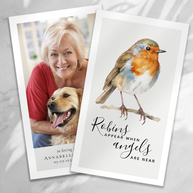 Los Robins aparecen ángeles cerca de la tarjeta co (Subido por el creador)