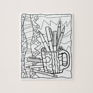 Los ROMPECABEZAS usted COLOREA - una TAZA LLENA de