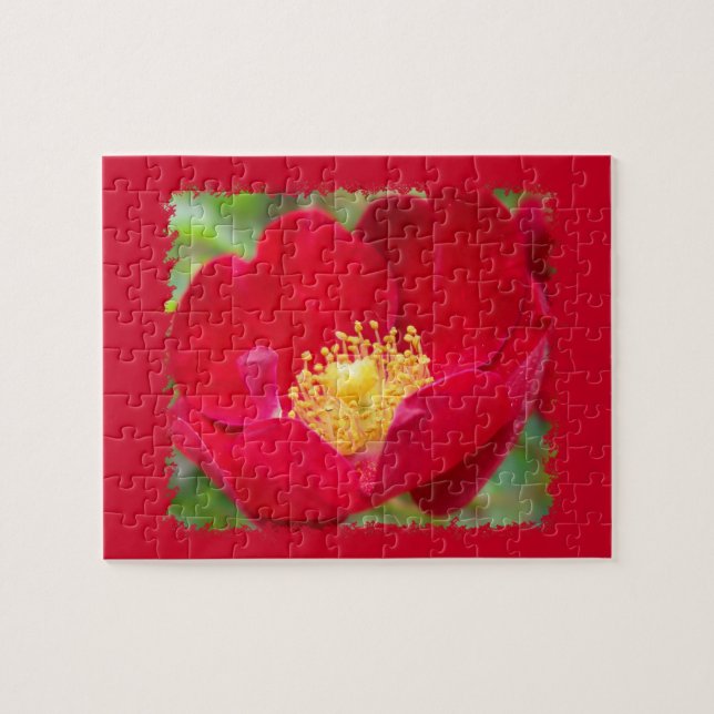 Los rosas son el rompecabezas rojo (Horizontal)