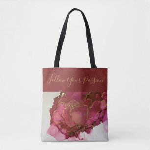 Los rosas son la bolsa roja de Tote