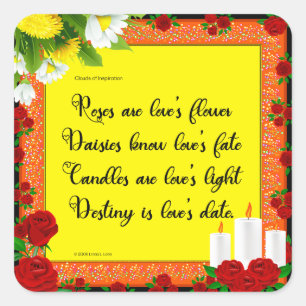 Los rosas son pegatinas florales del amor