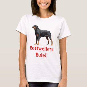 Los Rottweilers gobiernan la camiseta de las damas