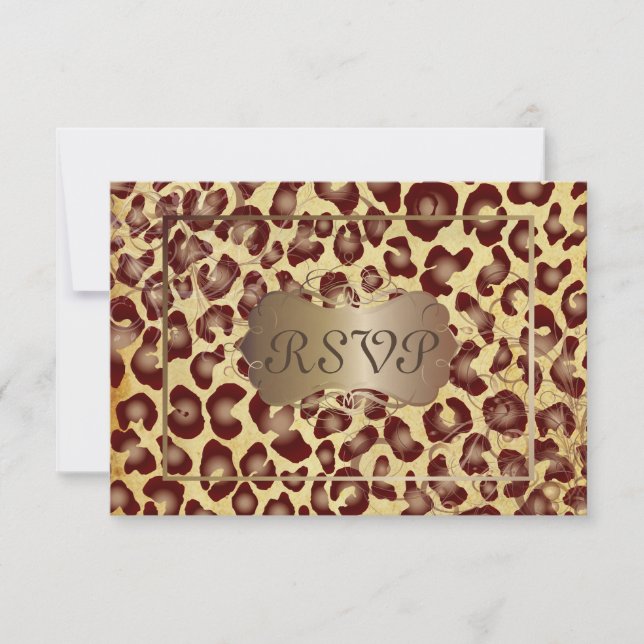 Los RSVP de Leopard antiguos requieren invitacione (Anverso)