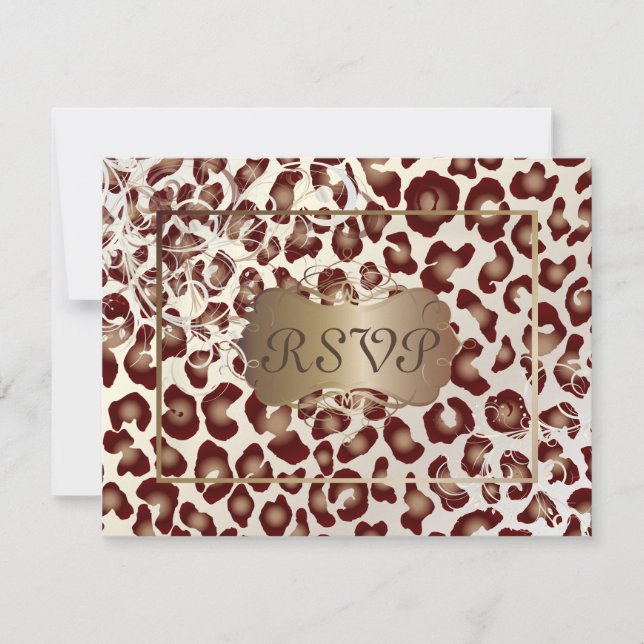 Los RSVP de Leopard antiguos requieren invitacione (Anverso)