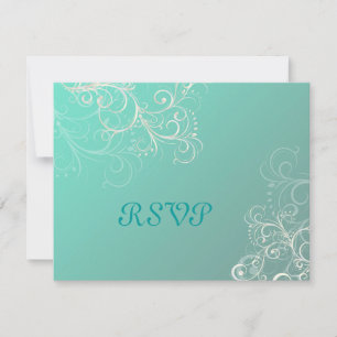 Los RSVP de los giros verde azulados/Pearl requier
