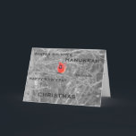 Los saludos de la estación, tarjeta del día de<br><div class="desc">Uno para toda la tarjeta del Año Nuevo. Si es Año Nuevo, navidad, Kwanzaa, solsticio de invierno, Jánuca. Celébrelo con usted amados. La foto cardinal se admite mi patio trasero. La imagen interior de las escamas de la nieve adentro adaptada de https://pixabay.com esta tarjeta es adaptable. El espacio en blanco...</div>