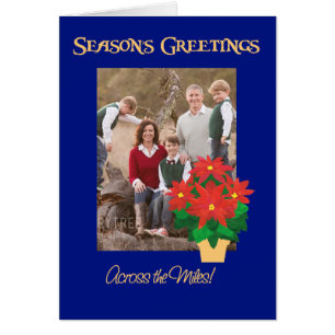 Los saludos de la temporada de Poinsettia a través