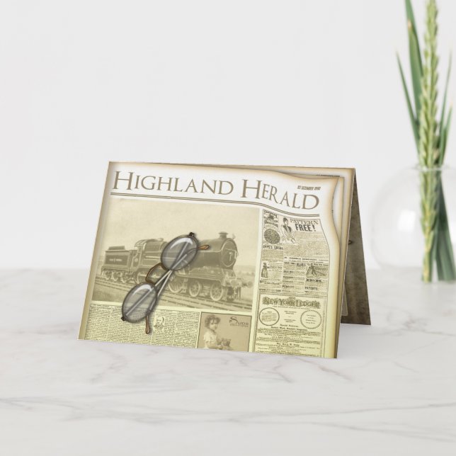 Los saludos de los periódicos y las tarjetas de no (Anverso)