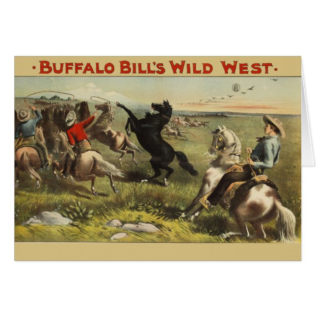 Los salvajes caballos occidentales de Buffalo Bill (Anverso (Horizontal))