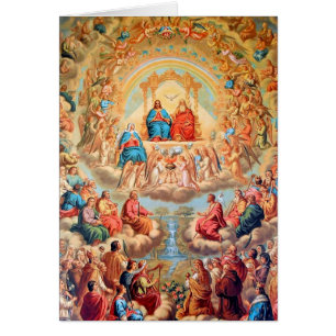 Los santos católicos de la trinidad santa le