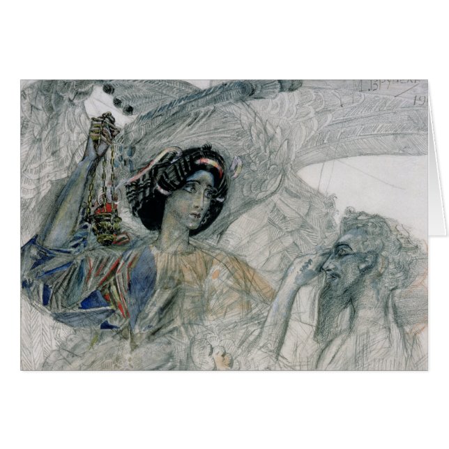 Los seis Seraph cons alas del profeta (Anverso (Horizontal))