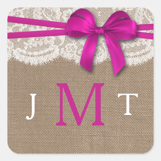 Los sellos de la colección de Bodas Rustic Pink Bo (Anverso)