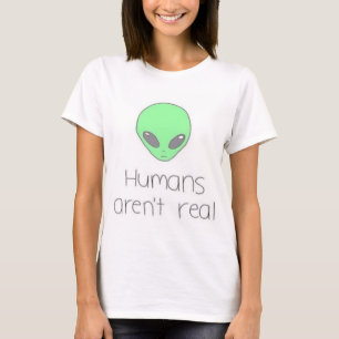 Los seres humanos no son camiseta real