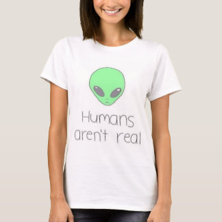 Los seres humanos no son camiseta real