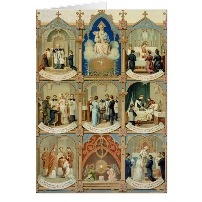 Los siete sacramentos (Frente)