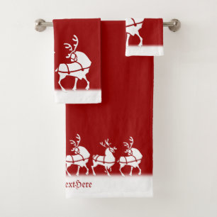 Los sistemas de la toalla del navidad