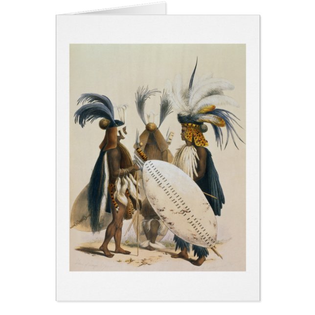 Los soldados del Zulú de Army de rey Panda's, (Frente)