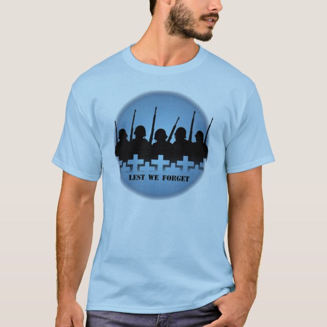 Los soldados rindieron tributo a las camisetas por (Anverso)