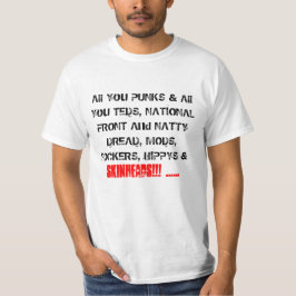 LOS SPECIALS HACEN LA CAMISETA DE LA CABEZA RAPADA