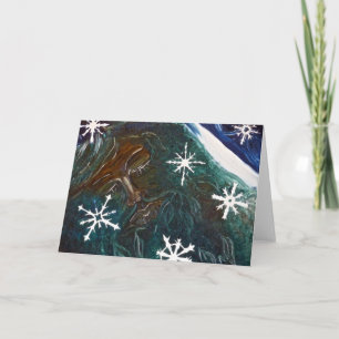 Los sueños del hombre verde - tarjeta de