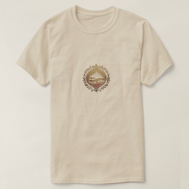 Los sueños empiezan con una nueva camiseta (Diseño del anverso)