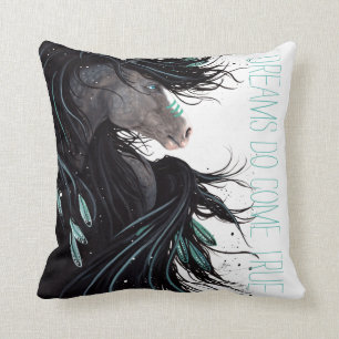 Los sueños vienen almohada verdadera del caballo
