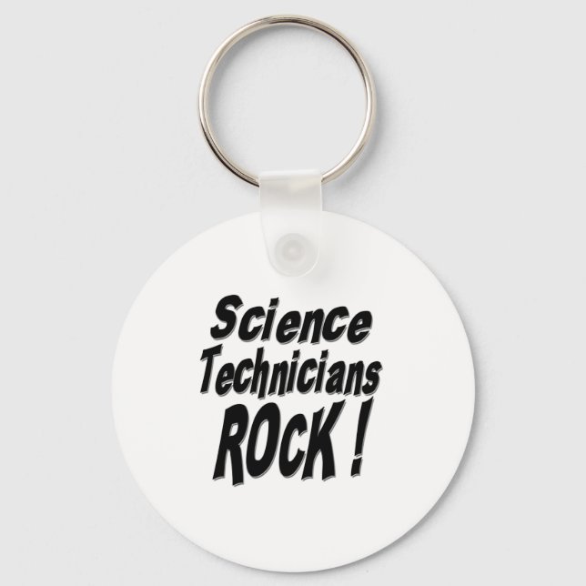 ¡Los técnicos de la ciencia rompen! Llavero (Anverso)